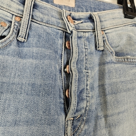 MOTHER - The Tomcat in Super Blast From The Past Size 25 button fly Distressed - Picture 11 of 14